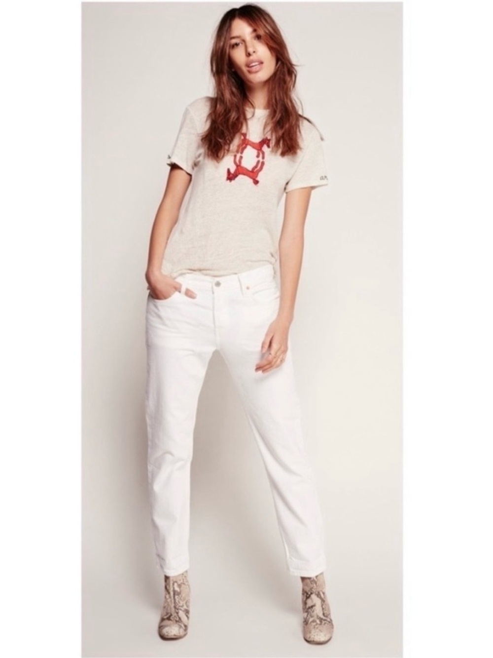 Levi’s 501 CT White Boyfriend Jeans Size * 8/29 * Button Fly Selvedge ct EUC